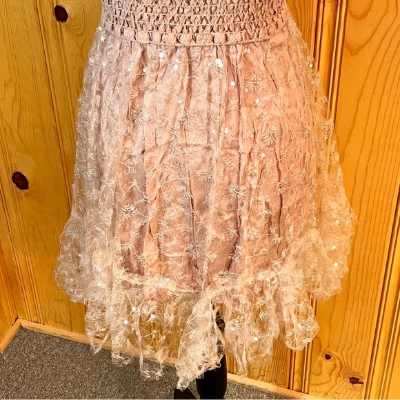 Free People Adella Sequin Slip Dress Sz-S - Picture 7 of 10